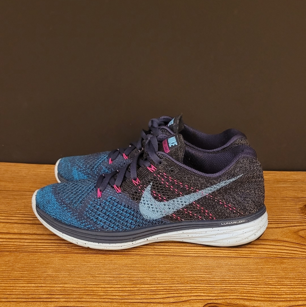 Nike Blue and Pink Athletic Shoes